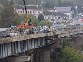 Во Ржеве вновь перекрыли движение по Новому мосту