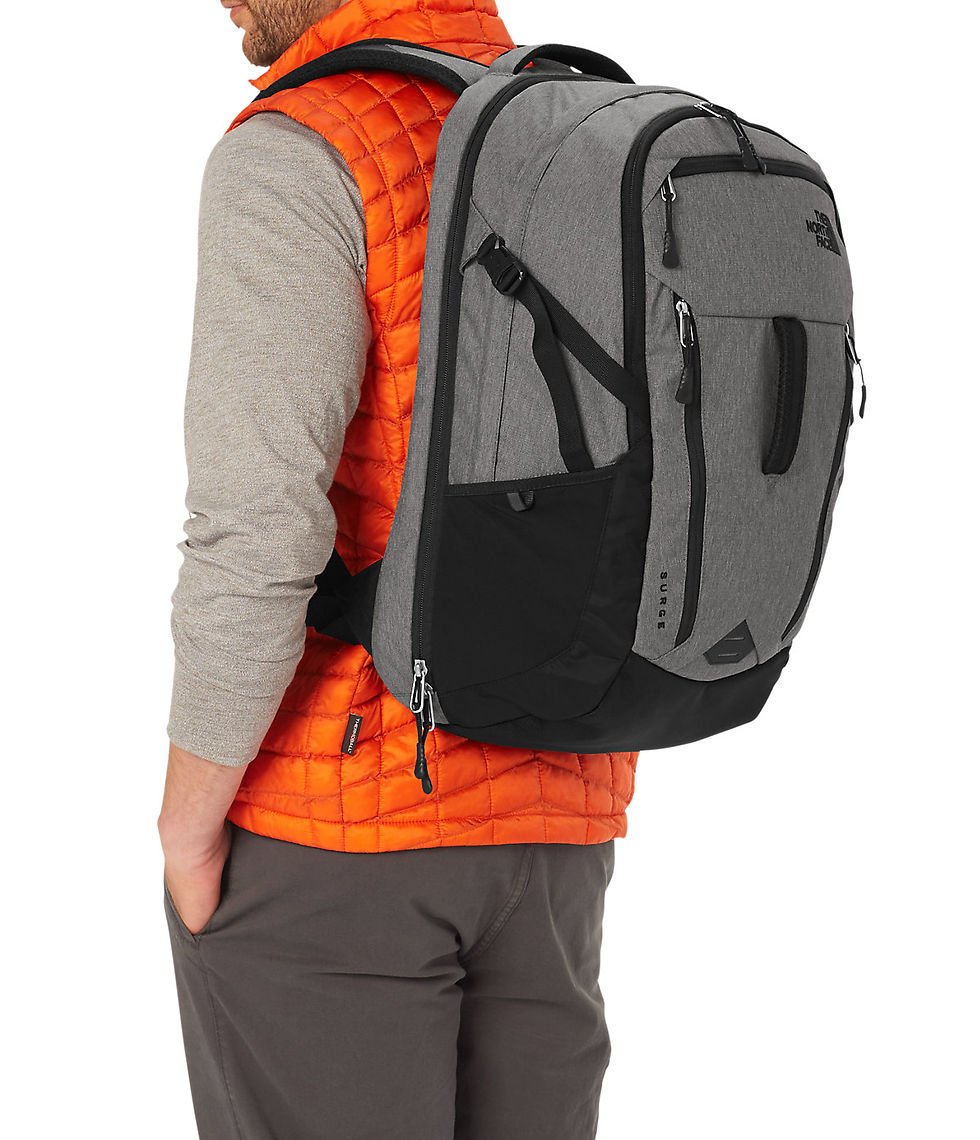 Thumbnail: The North Face New SURGE BACKPACK - Gray