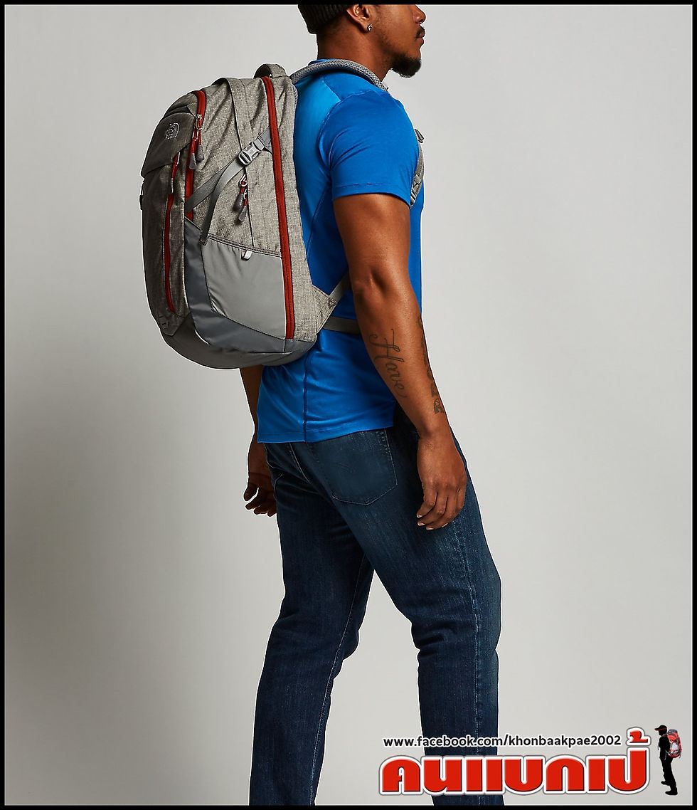 Thumbnail: The North Face NEW SURGE TRANSIT BACKPACK- Gray