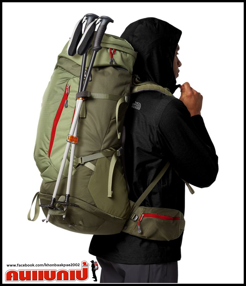 Thumbnail: The North Face Terra 65 - Black/Fiery Red