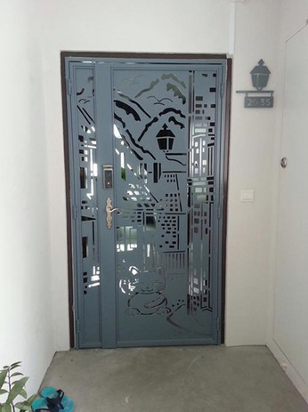 My Digital Lock HDB Gate Factory selling Laser Cut 3D HDB Gate from $588, Add $399 for EPI