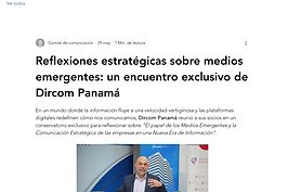 Evento Benjamin Fernandez con Dircom Panamá