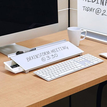 Quartet® Glass Dry-Erase Desktop Computer Pads: Sleek and Functional Addition to Your Workspace