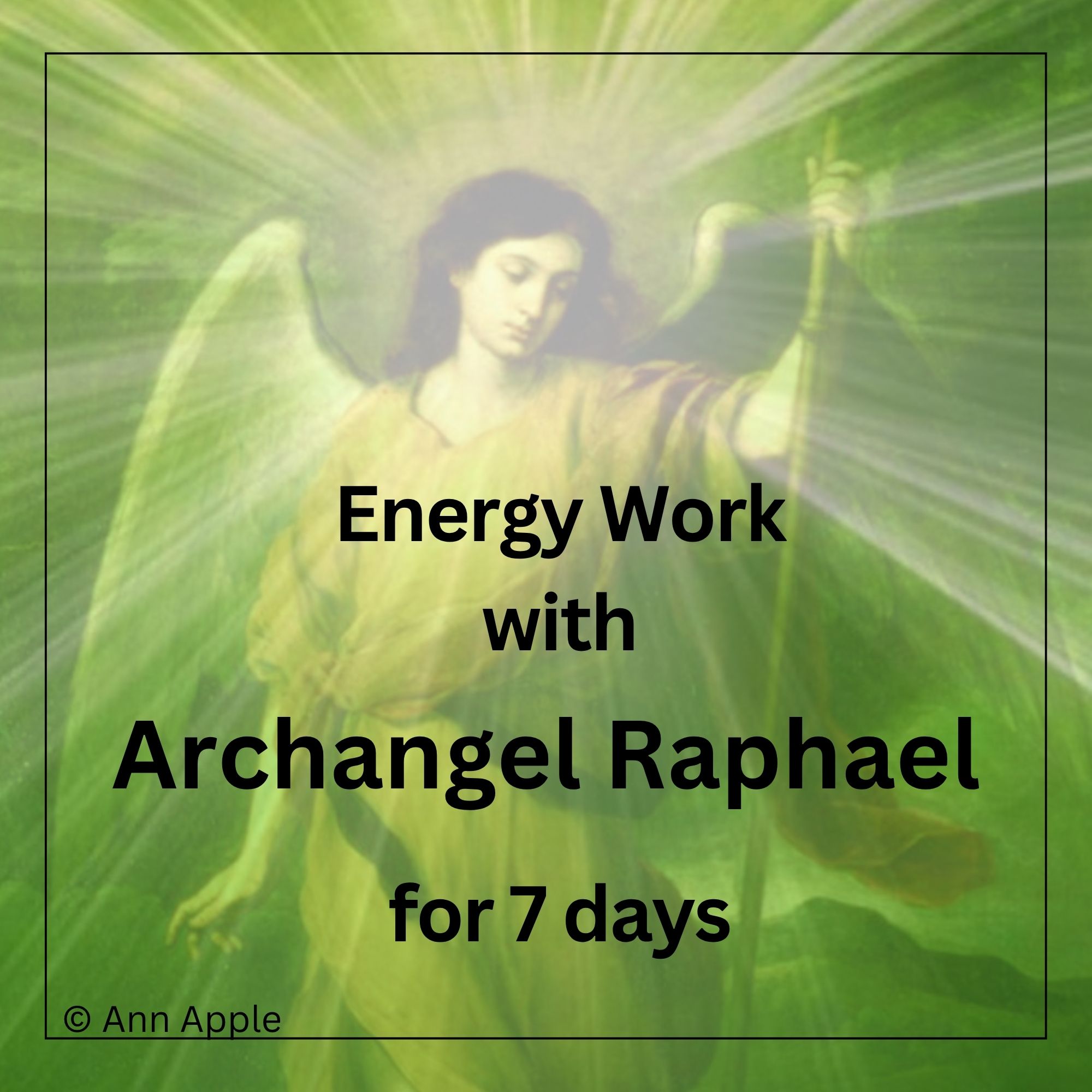 Free Energy healing work with Archangel Raphael