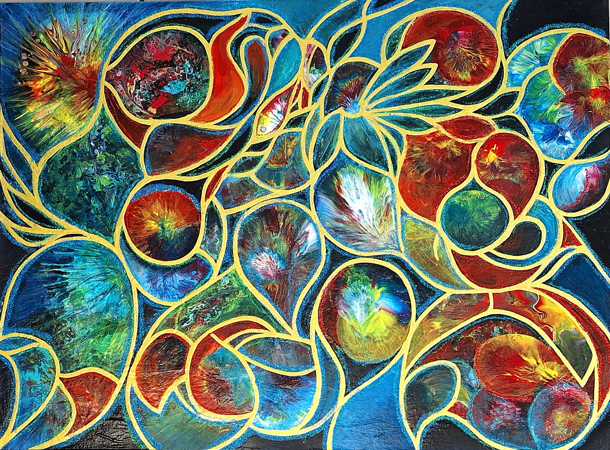 Celestial Crystalline Bloom