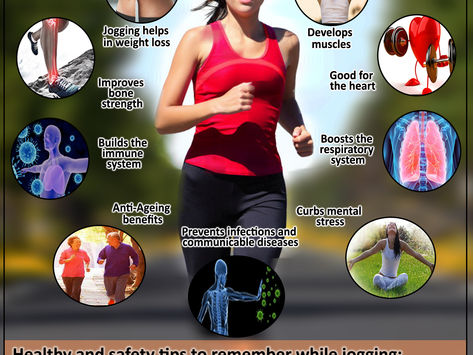 Importance of walking and jogging