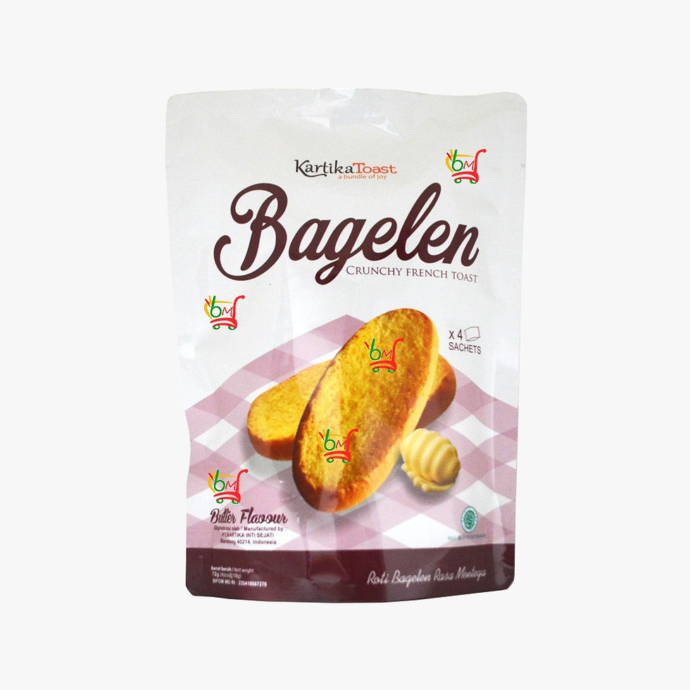 KARTIKA TOAST BAGELAN CHEESE/BUTTER 195G