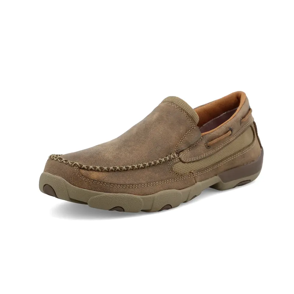Mens Twisted X Slip-On Driving Mocs
