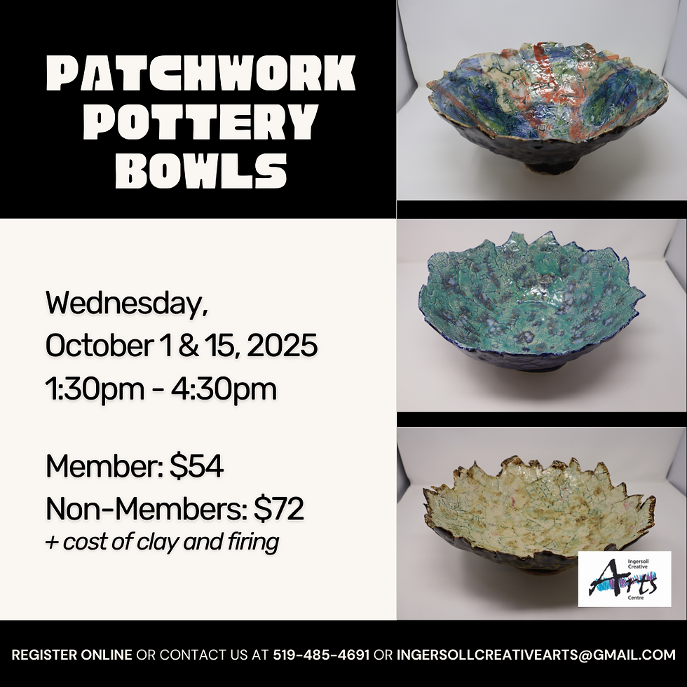 Patchwork Pottery Bowls