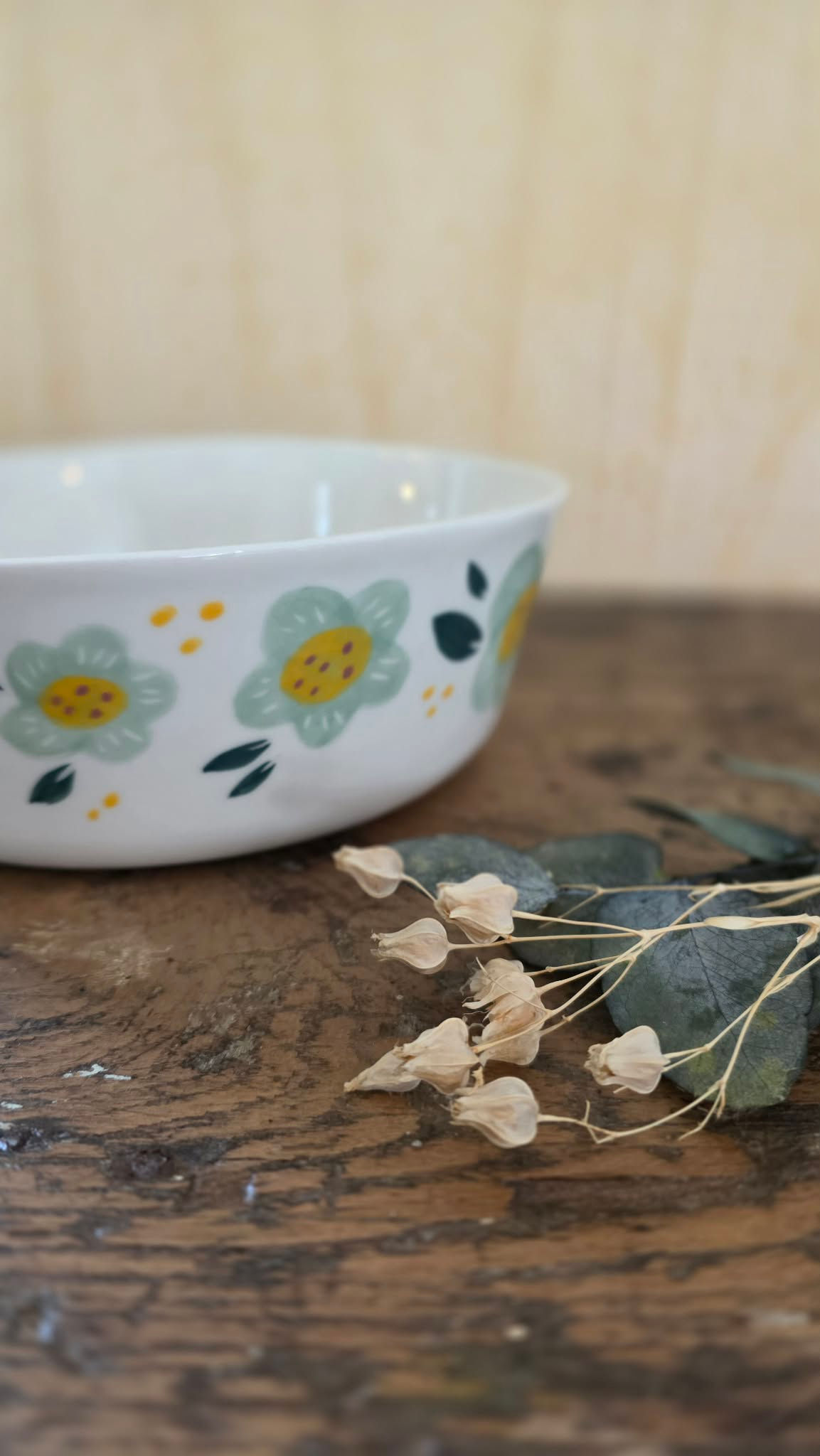Saladier Fleur rétro