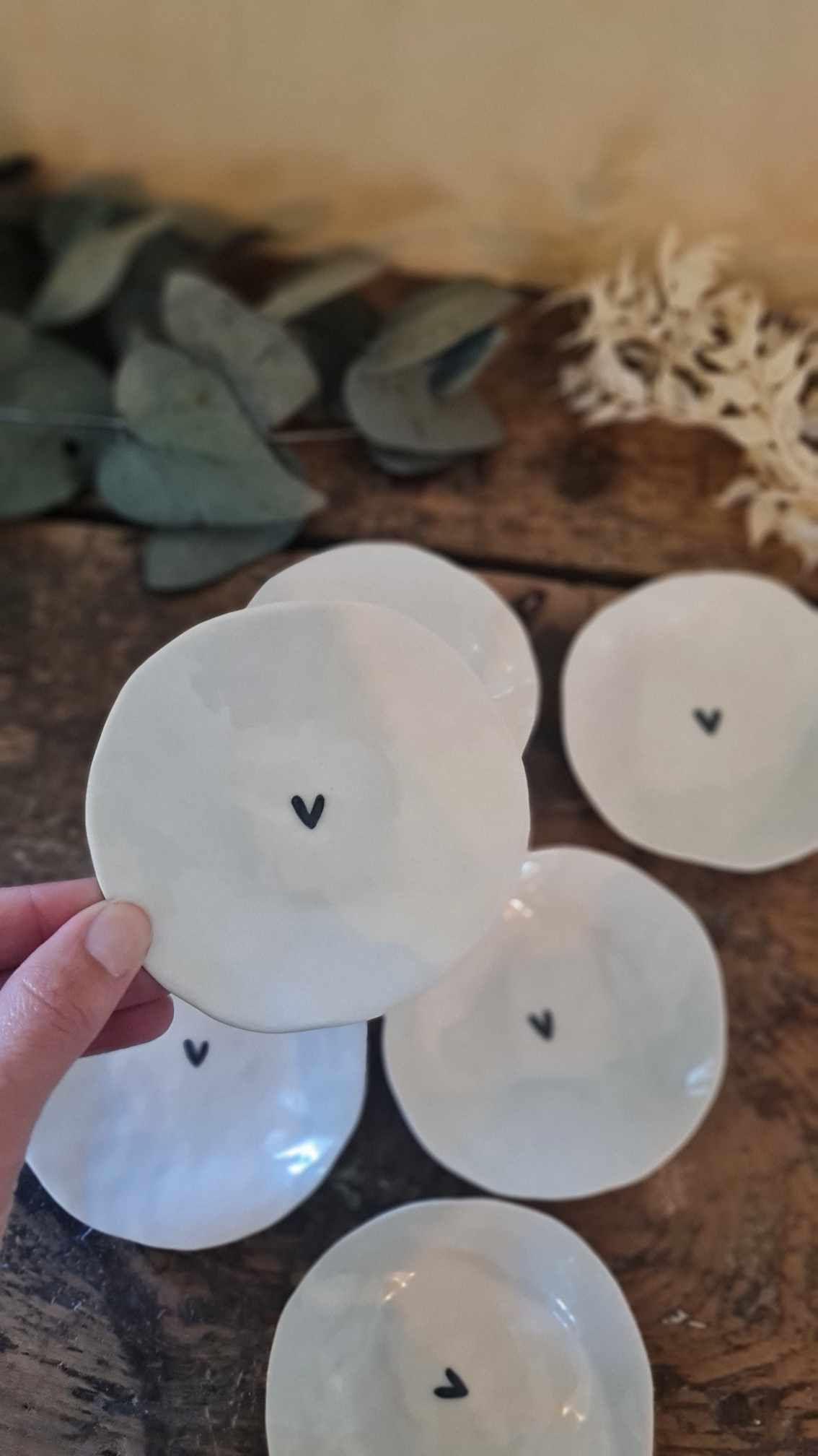 Petite coupelle Cœur Noir