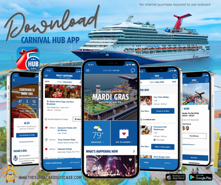 one tool is going to make your vacation so much smoother: the Carnival HUB App!
