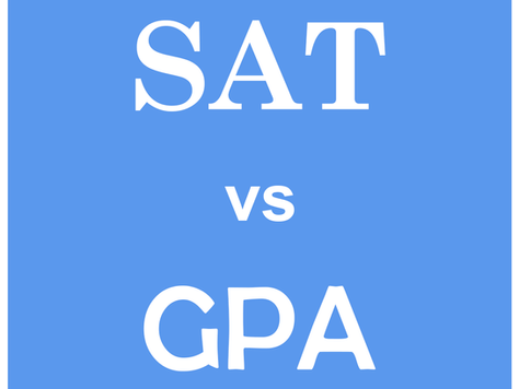Grades vs. SAT scores… Which is a Better Predictor of College Success?