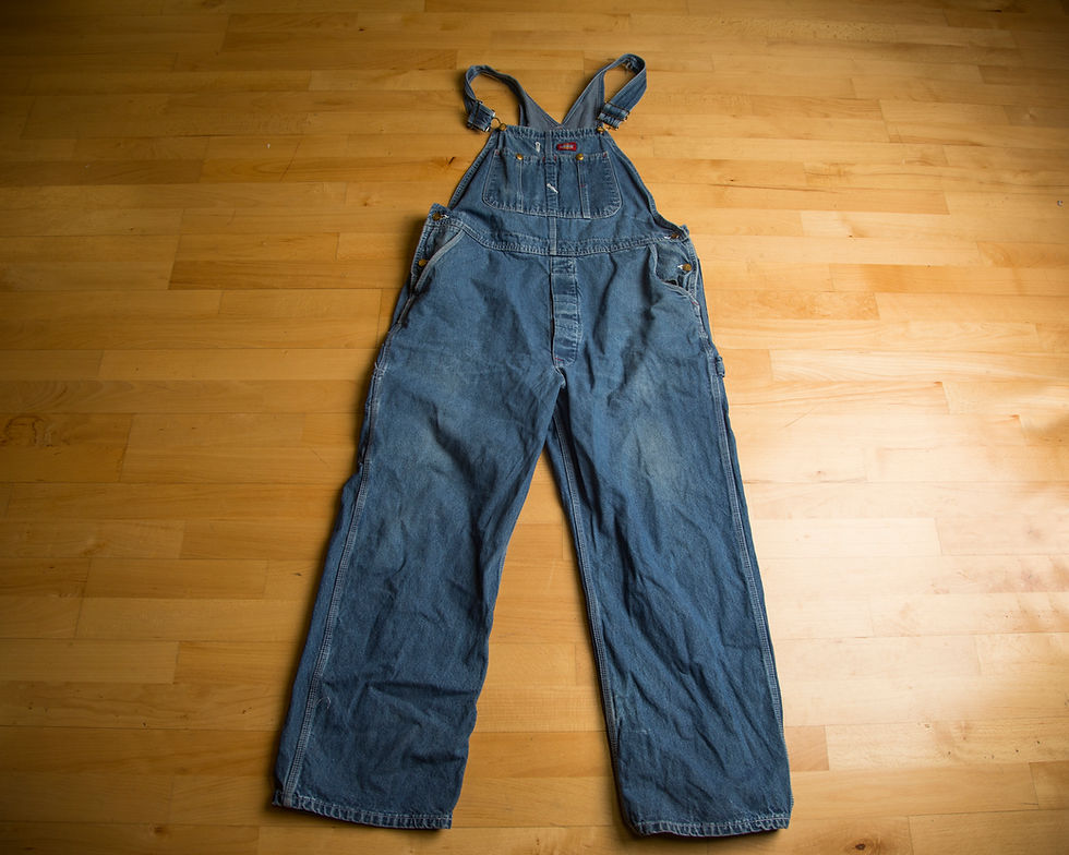 Thumbnail: 1990s Blue Jean Overalls by Dickies 42x30 - Extra Large