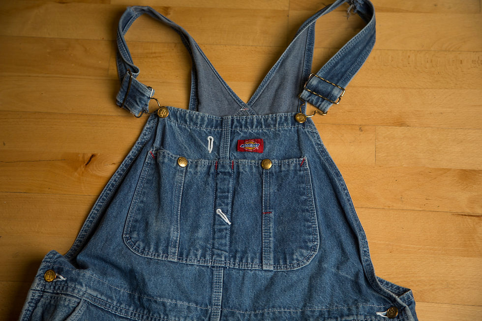 Thumbnail: 1990s Blue Jean Overalls by Dickies 42x30 - Extra Large