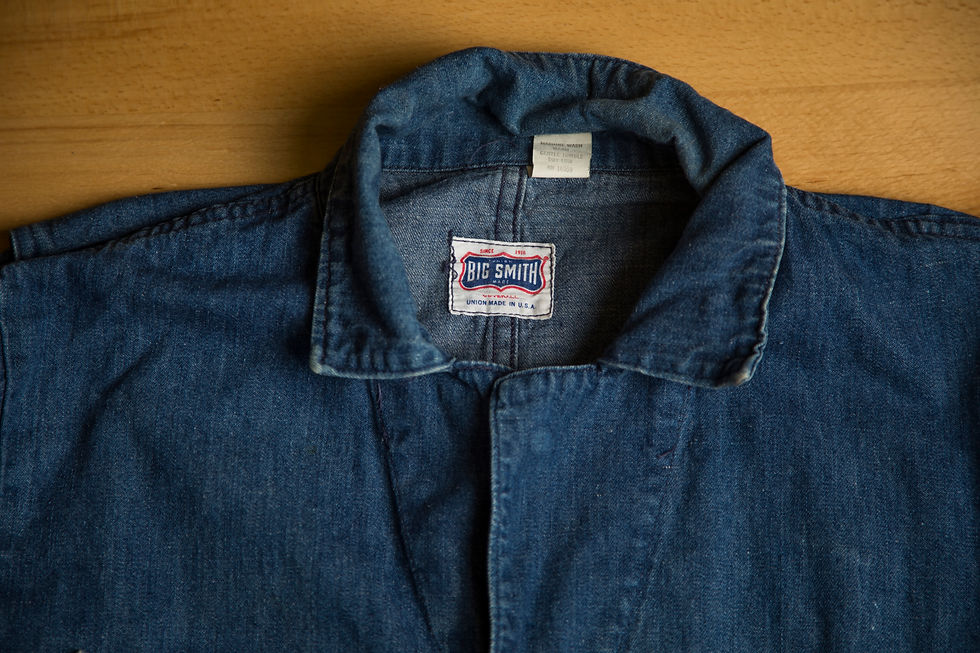 Thumbnail: 1960s Blue Jean Coverall by Big Smiths - Up to Extra Large
