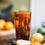Thumbnail: HKliving AGL4507 70S GLASSWARE: TEA GLASSES AMBER BROWN