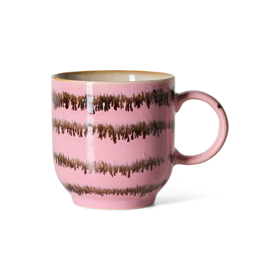 70s ceramics: café mug bubble KST0277