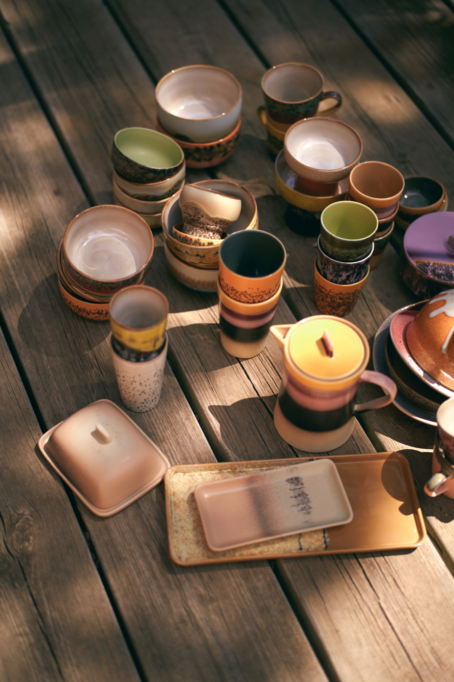 Thumbnail: HKliving 70s Ceramics Tea Mug Sunset KST0033
