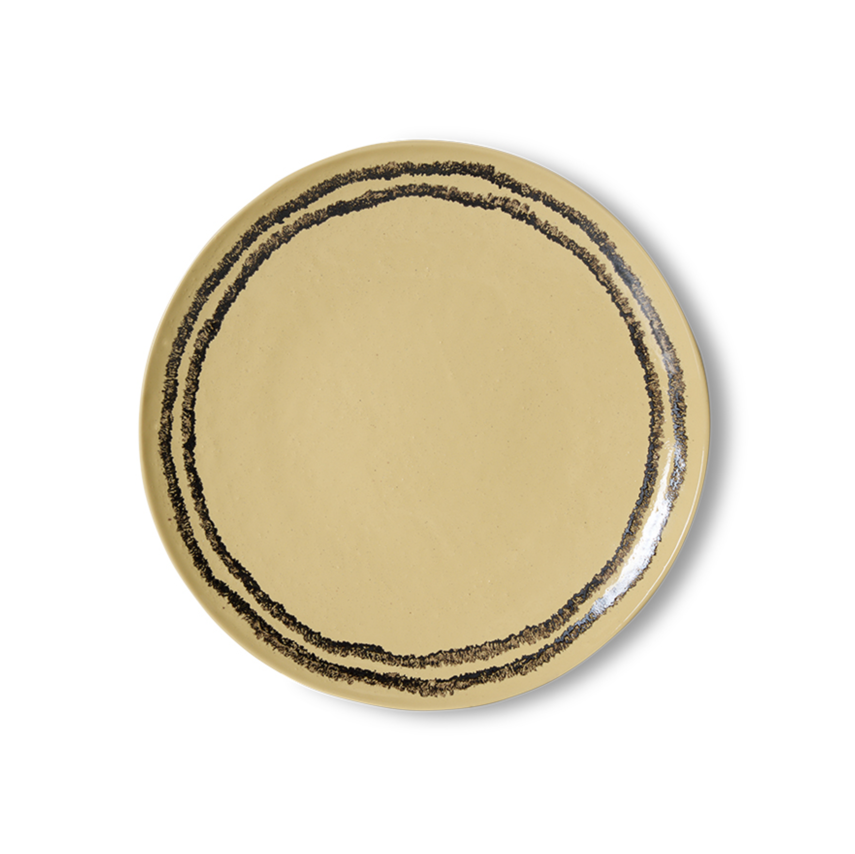 HK LIVING 70S CERAMICS: Dinner Plates, Vanilla Per stuk