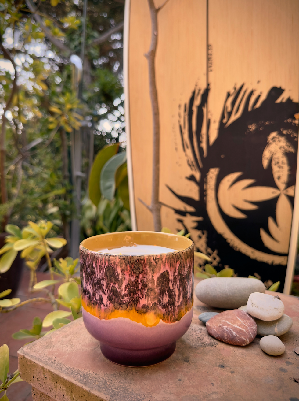 Thumbnail: HK LIVING 70s Ceramics: Scented Candle Cape Town ACS0006