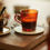 Thumbnail: HKliving AGL4503 70S GLASSWARE: COFFEE CUPS AMBER BROWN