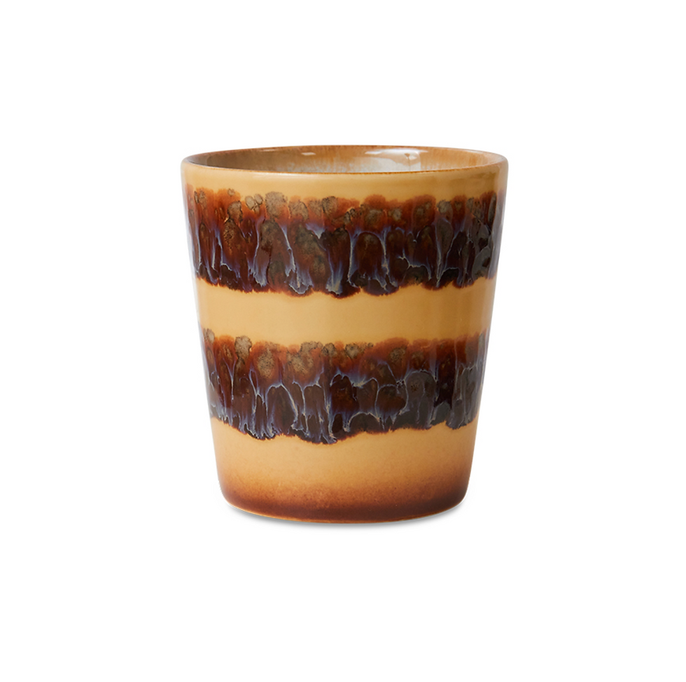 HKliving KST0015 70s Ceramics Coffee Mugs Cliffs