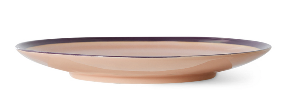 Thumbnail: HKliving ACE7268 70S CERAMICS: DINNER PLATES, BEDROCK per stuk