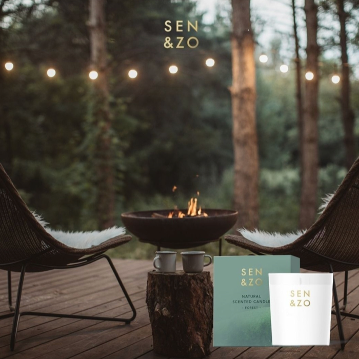 Thumbnail: Sen&Zo Scented Candle Parfum Kaars Forest