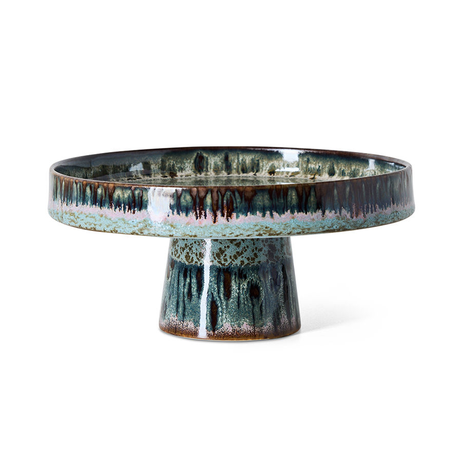 70s ceramics: bowl on base birthstone KST0322