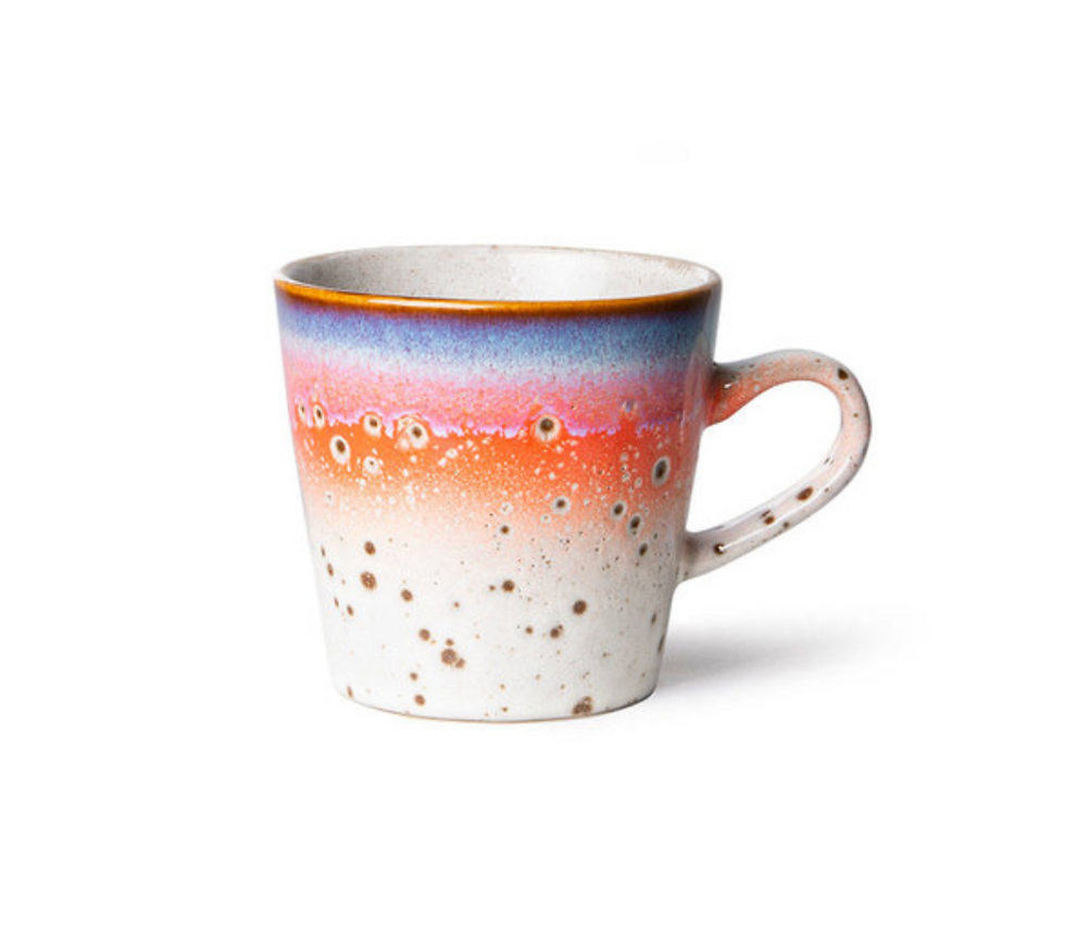HKliving 70s Ceramics Americano Mug Asteroids