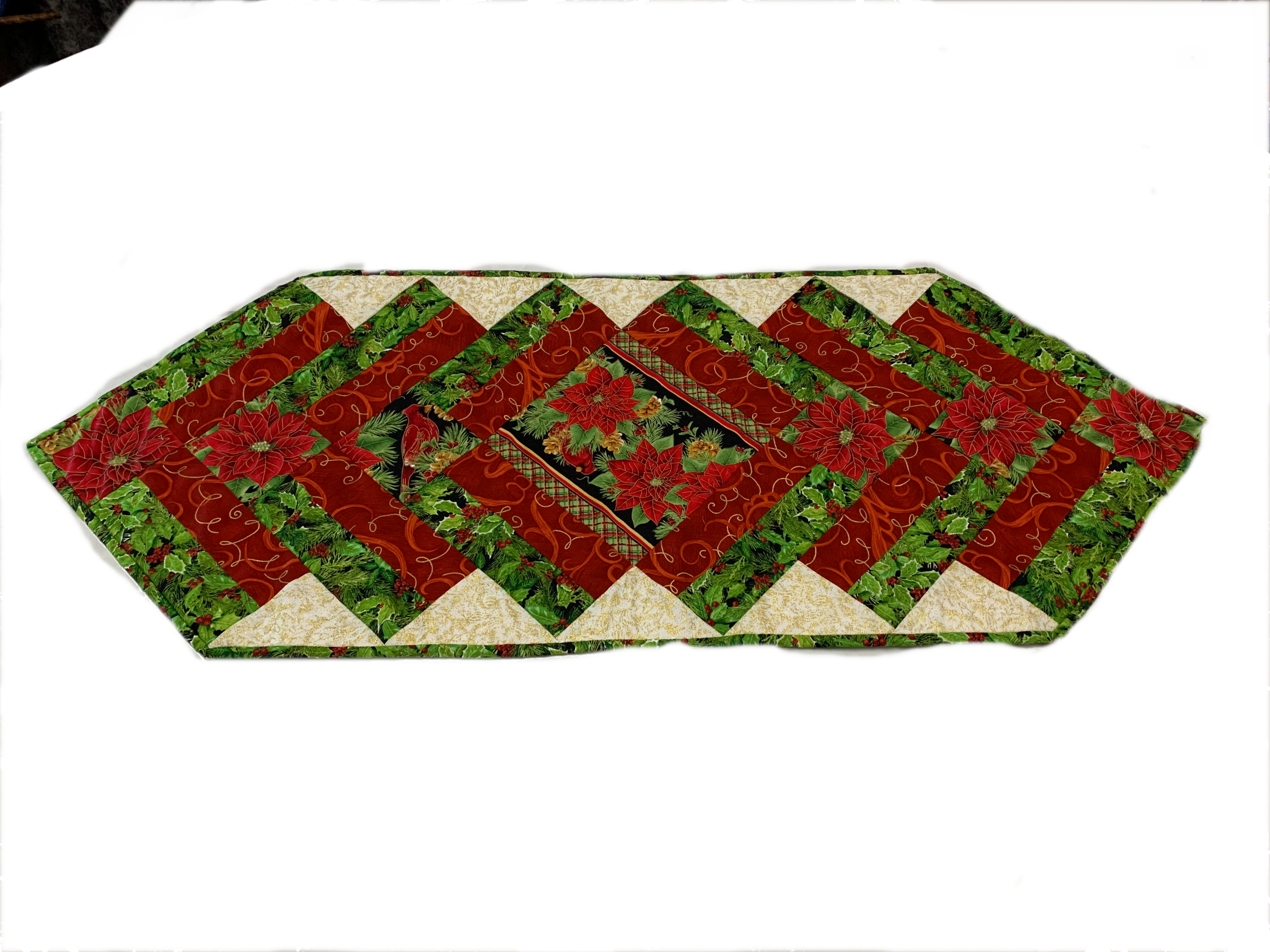 Cardinal Glitter Table Runner