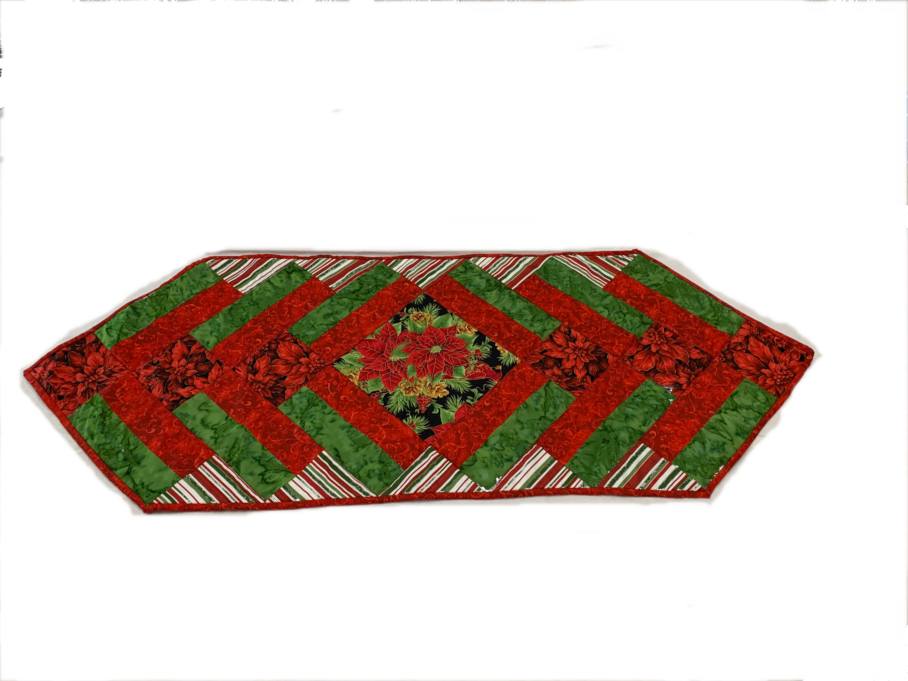 Striped Cardinal Table Runner