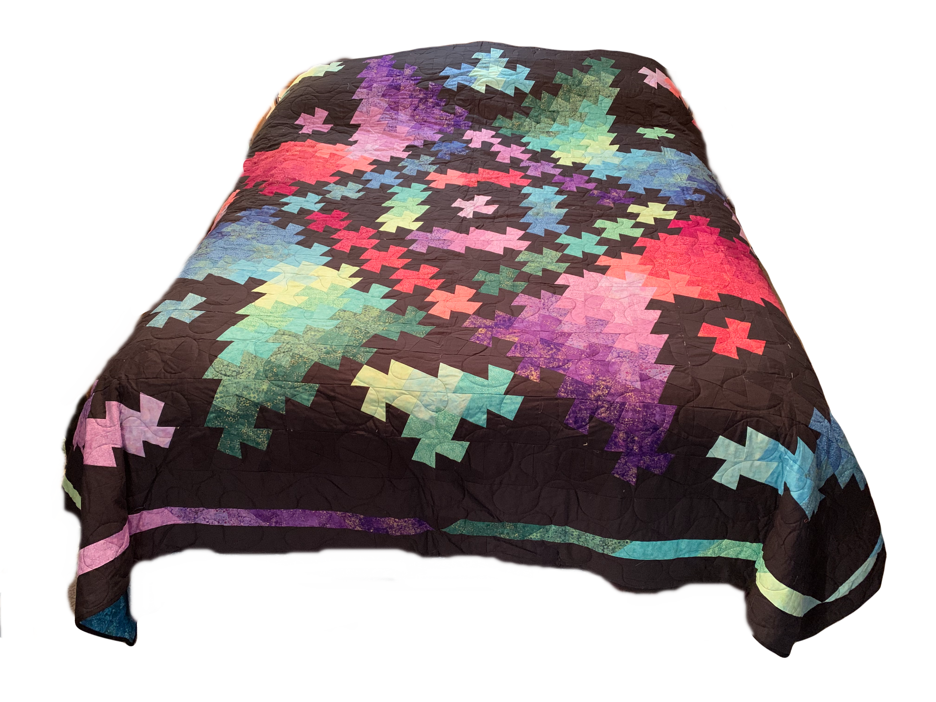 Kaleidoscope Starry Night Quilt