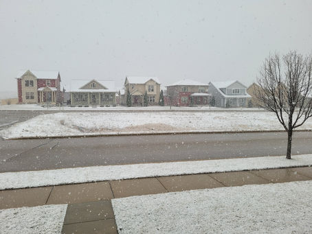 Sigh. More snow. Depressing.