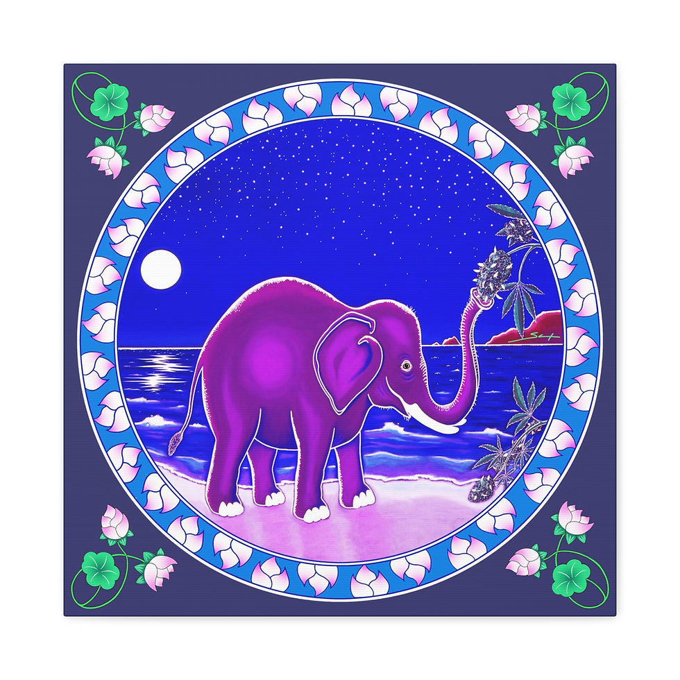 Thumbnail: Luckyphant Canvas Print