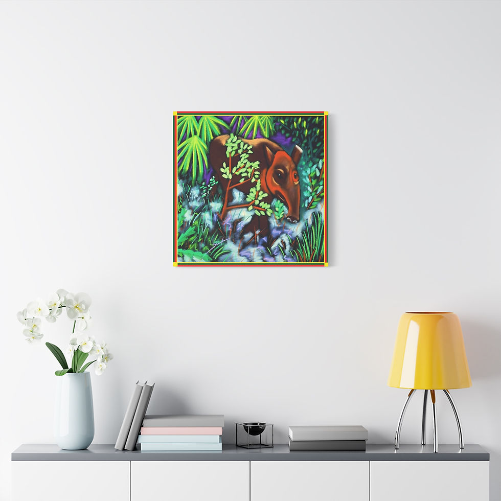 Thumbnail: Tapir Canvas Print