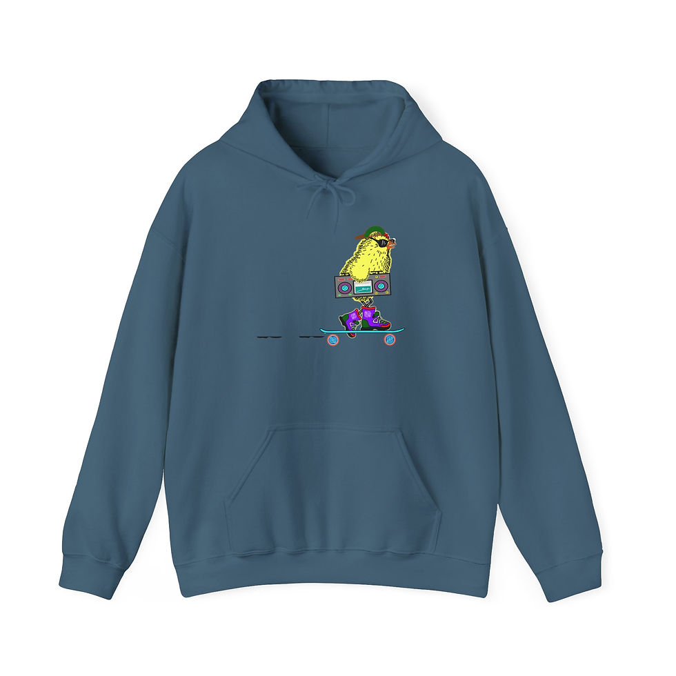 Thumbnail: Sneaky Chicken Boombox Unisex Heavy Blend™ Hooded Sweatshirt