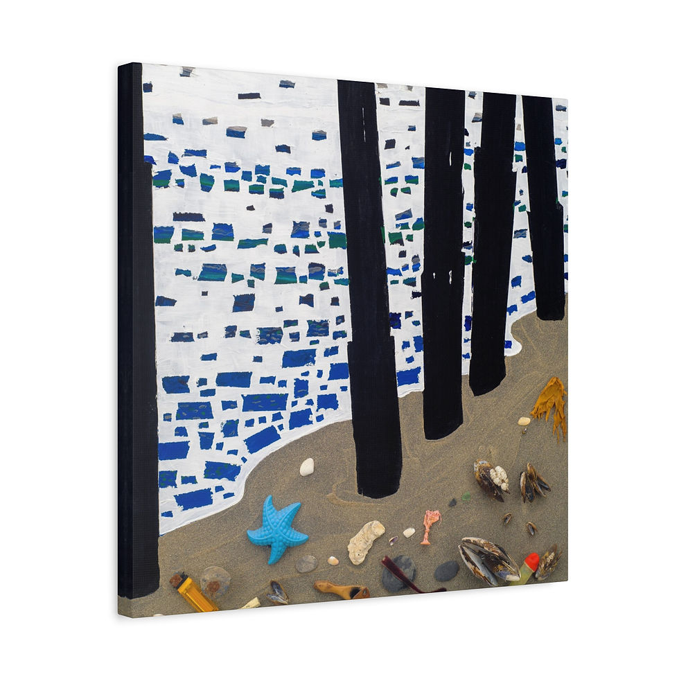 Thumbnail: Under the Santa Monica Pier Canvas Print