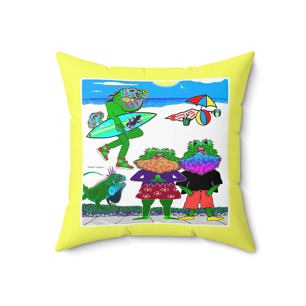 Thumbnail: Today, I am a Lizard - Book Pillow