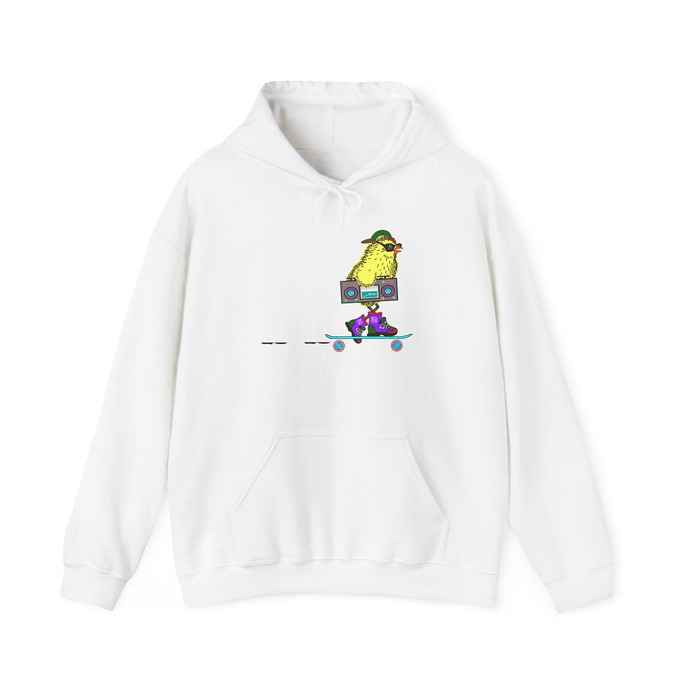 Sneaky Chicken Boombox Unisex Heavy Blend™ Hooded Sweatshirt