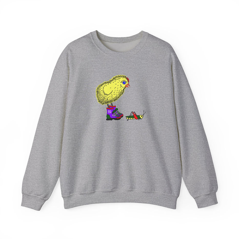 Thumbnail: Sneaky Chicken Unisex Sweatshirt