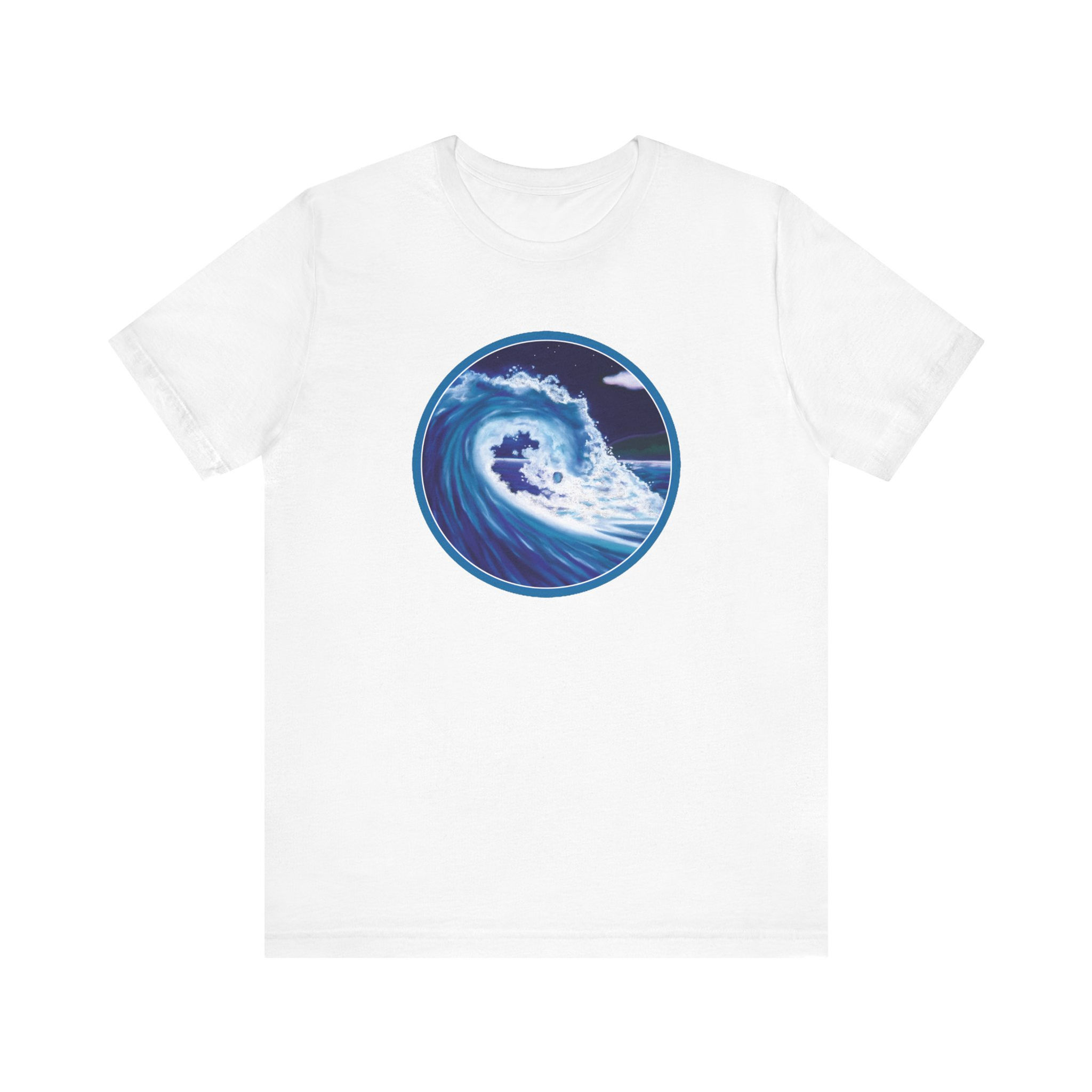 Yin Yang Wave Unisex Jersey Short Sleeve Tee