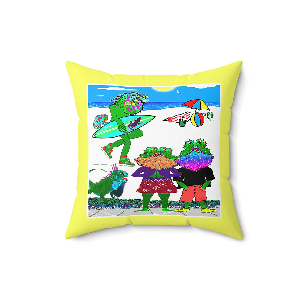 Thumbnail: Today, I am a Lizard - Book Pillow