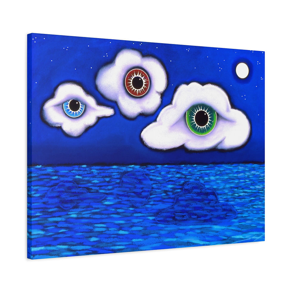 Thumbnail: Third Eye Sea Canvas Print