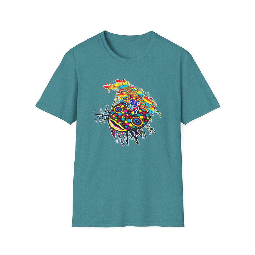 Thumbnail: Spirit Fish Unisex Softstyle T-Shirt
