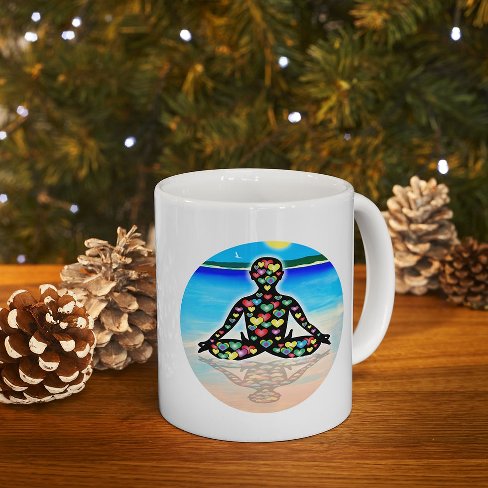 Thumbnail: Love Reflection Meditation Ceramic Mug 11oz