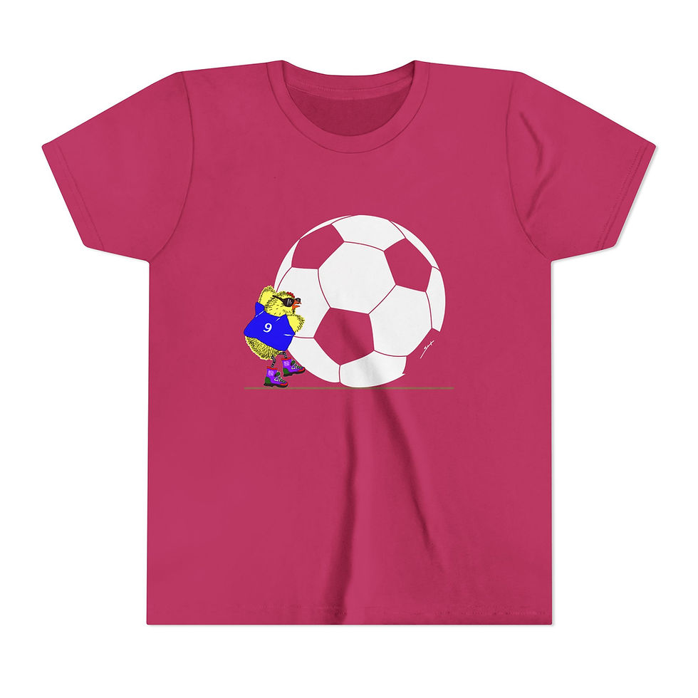 Thumbnail: Sneaky Chicken Soccer Youth Short Sleeve Tee