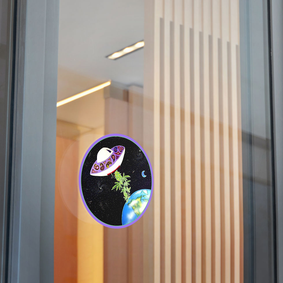 Thumbnail: Intergalactic Harvest Round Vinyl Sticker