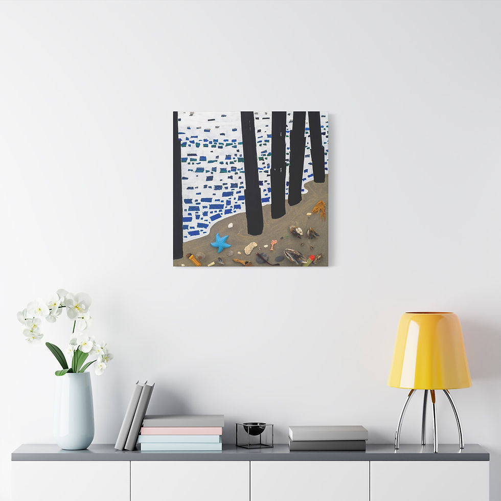 Thumbnail: Under the Santa Monica Pier Canvas Print